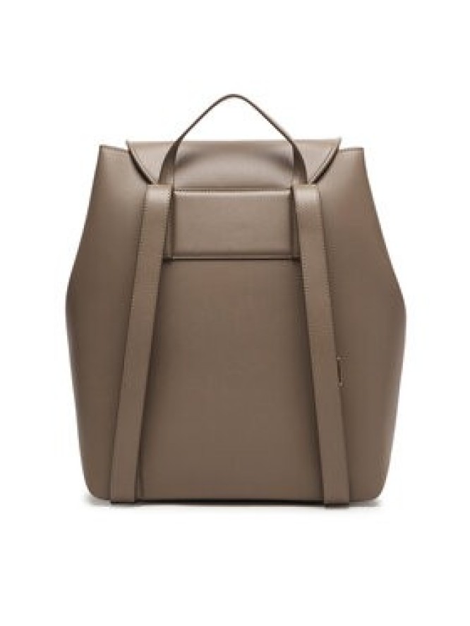 Calvin Klein Plecak Foil Logo Large Flap Backpack LV04F3505G Brązowy