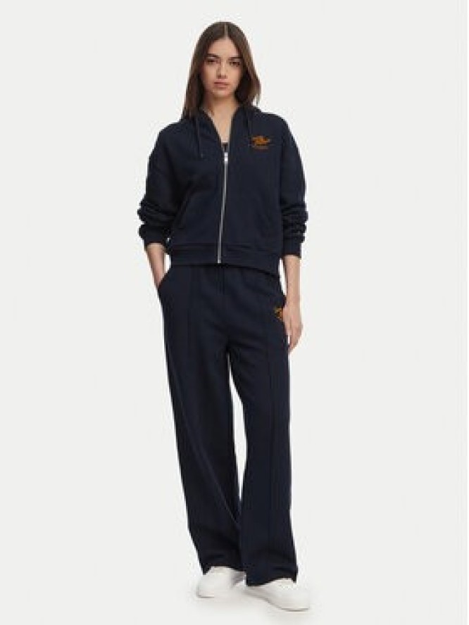 Tommy Hilfiger Bluza Terry WW0WW47845 Granatowy Relaxed Fit