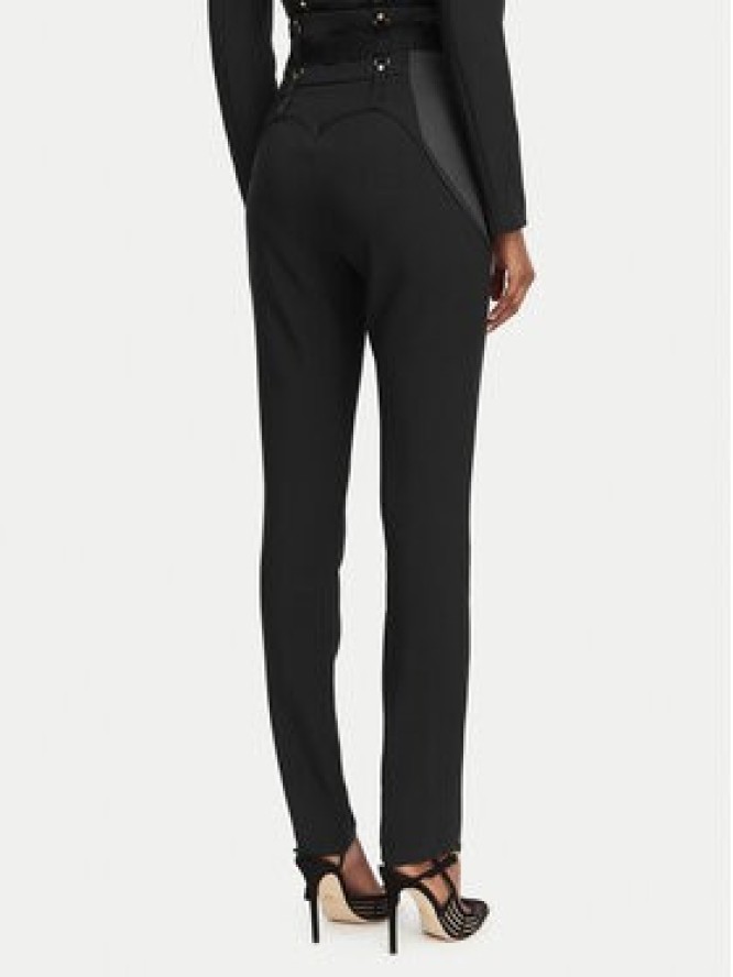 Elisabetta Franchi Spodnie materiałowe PA-180-62E2-V450 Czarny Slim Fit