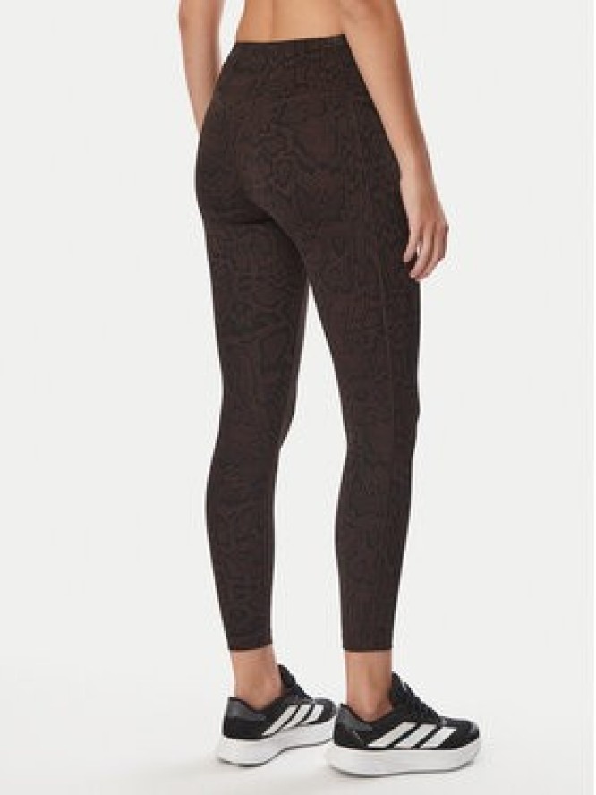 adidas Legginsy Optime Primelift Snake KG0529 Brązowy