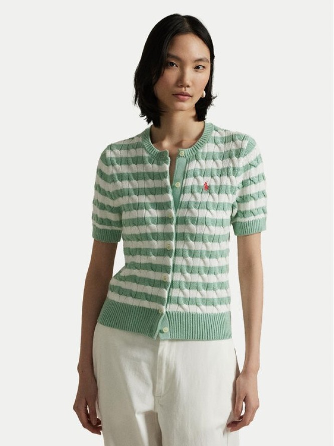 Polo Ralph Lauren Kardigan 211965757001 Zielony Slim Fit