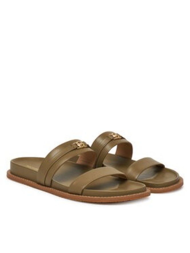 MICHAEL Michael Kors Klapki Mandy Flat Sandal 40S5MAFS2L Zielony