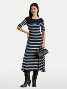 LAUREN RALPH LAUREN Sukienka codzienna 200P03739001 Granatowy Regular Fit