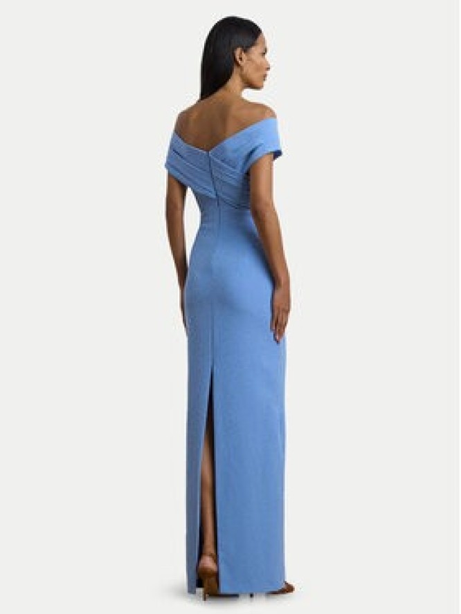 LAUREN RALPH LAUREN Sukienka wieczorowa 253936391006 Niebieski Slim Fit