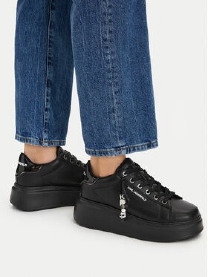 KARL LAGERFELD Sneakersy Anakapri KL63516 Czarny