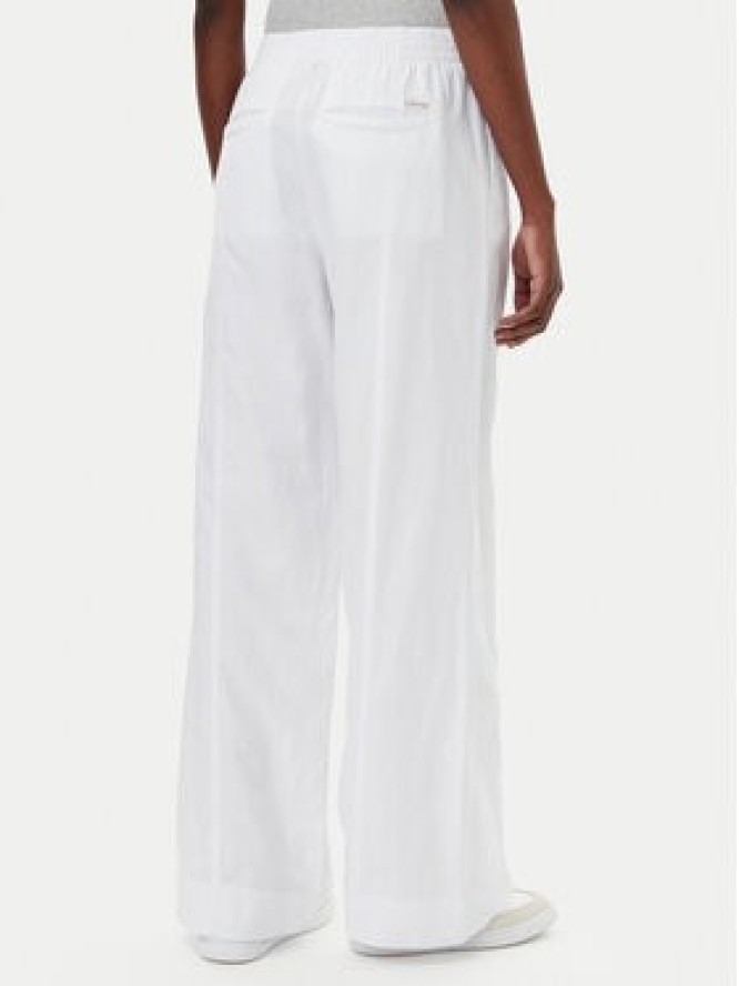 Calvin Klein Jeans Spodnie materiałowe J20J225340 Biały Relaxed Fit