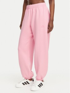 adidas Spodnie dresowe Soft Lux KA7019 Różowy Loose Fit