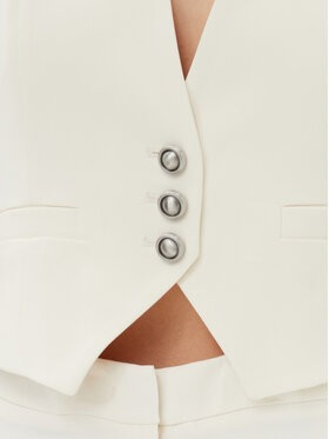 PINKO Kamizelka 104931 A213 Biały Regular Fit