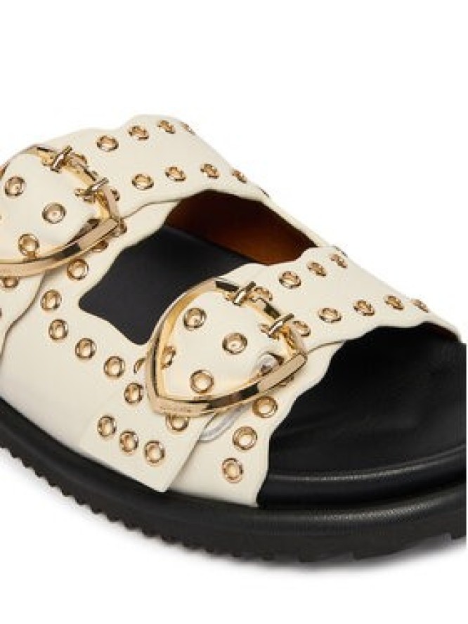 Blauer Klapki S6BLOOM02/LEA Écru