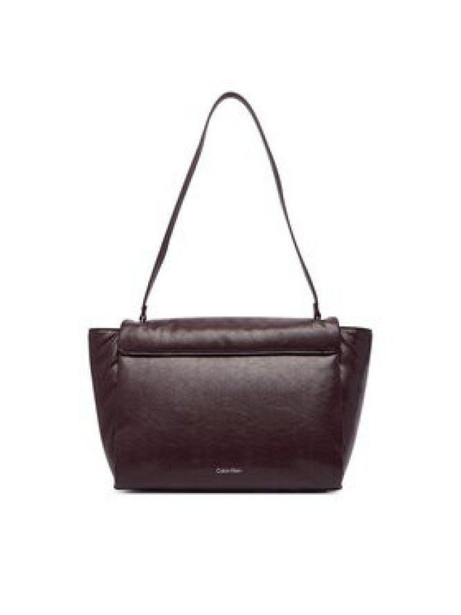 Calvin Klein Torebka Emblem Hw Padded Satchel LV04F3615G Bordowy