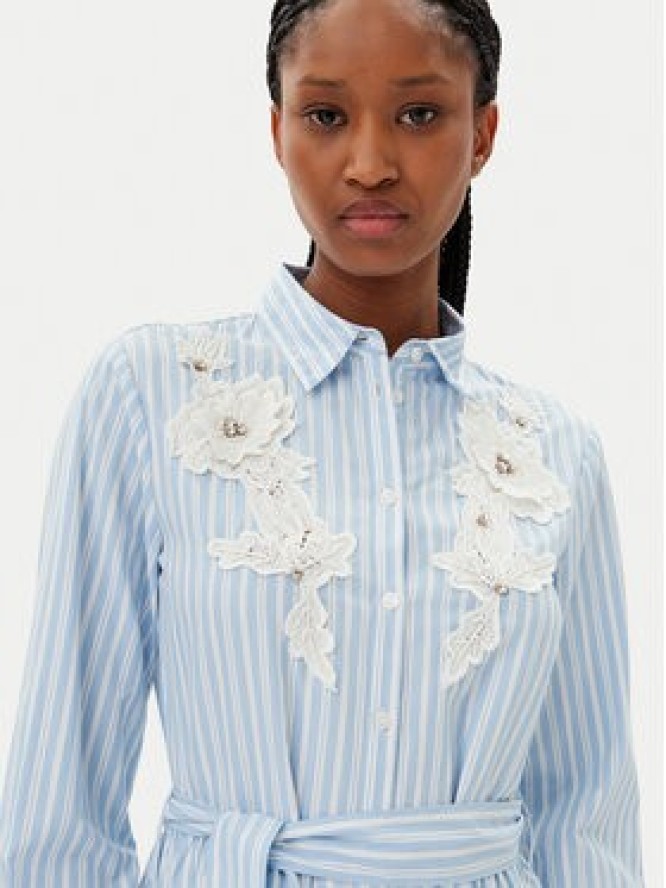 Gaudi Sukienka koszulowa 511FD15026 Błękitny Regular Fit