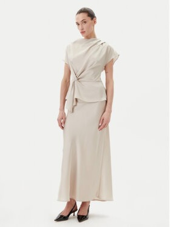 Bruuns Bazaar Spódnica maxi Joanelle BBW4296 Écru Regular Fit