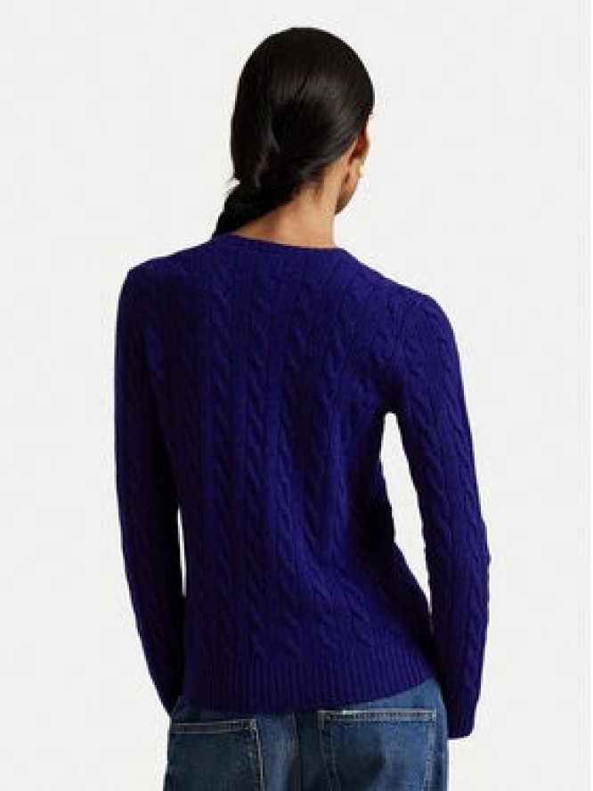 Polo Ralph Lauren Sweter 211971865012 Granatowy Slim Fit