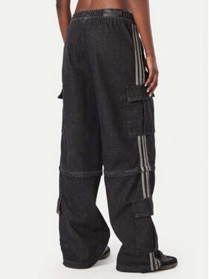 adidas Jeansy KQ6480 Czarny Oversize