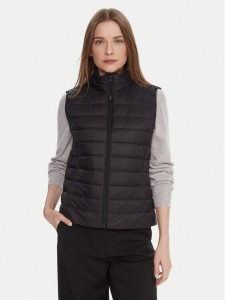 United Colors Of Benetton Bezrękawnik 2TWDDJ00V Czarny Slim Fit