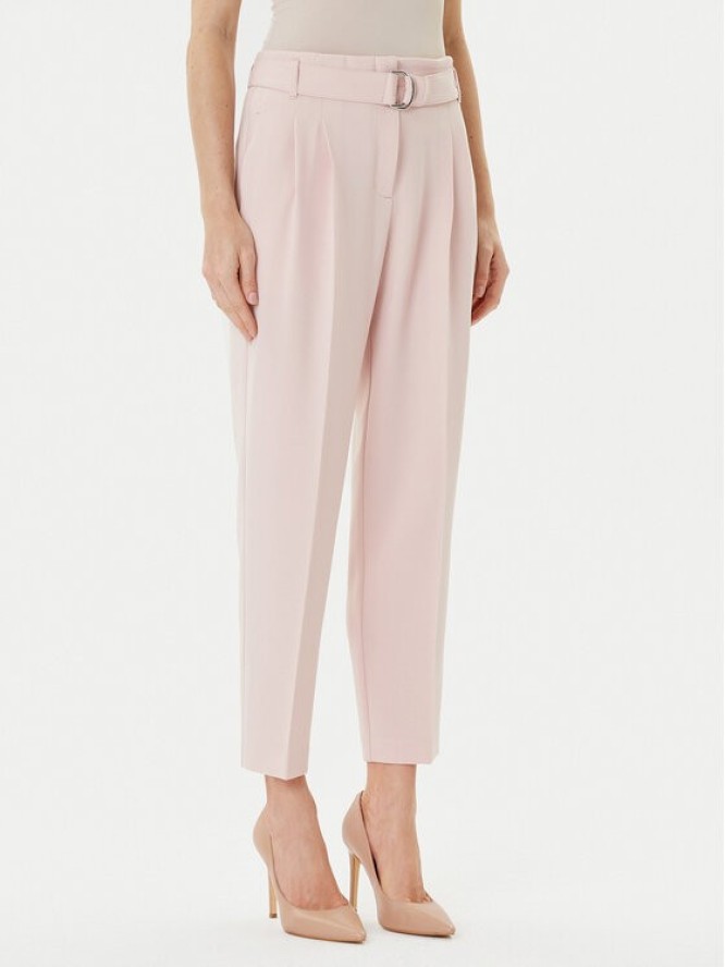 BOSS Spodnie materiałowe Tapiah 50490037 Różowy Regular Fit