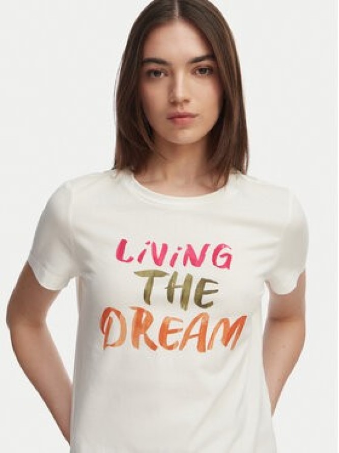 Vero Moda T-Shirt Jida 10340948 Biały Regular Fit