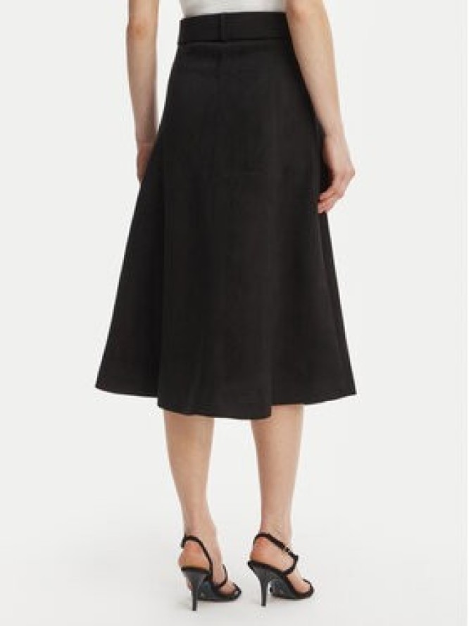 Rinascimento Spódnica z imitacji skóry CFC0127915003 Czarny Regular Fit