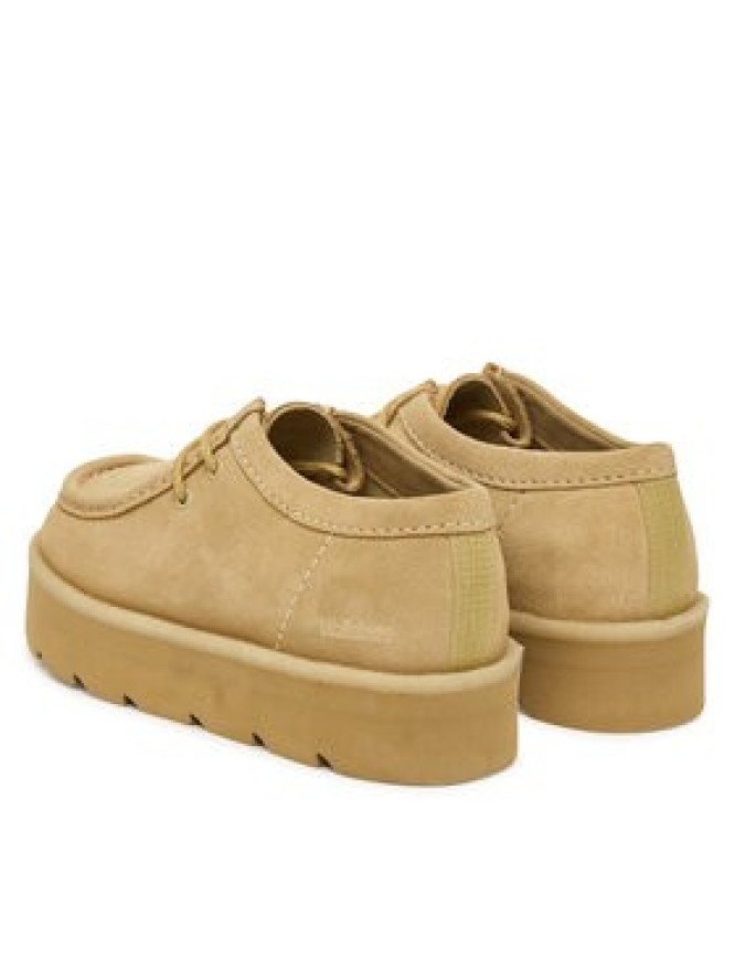 Clarks Półbuty Meare Walla. 26183785 Beżowy