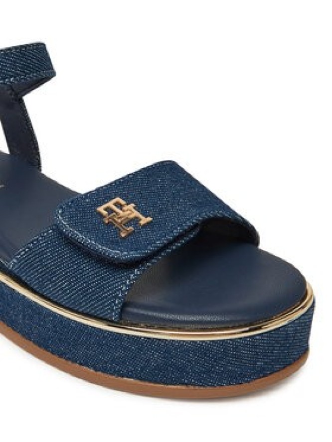 Tommy Hilfiger Sandały T3A2-33788-1828 S Granatowy