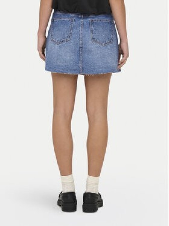 ONLY Spódnica jeansowa Kadie 15345569 Niebieski Regular Fit