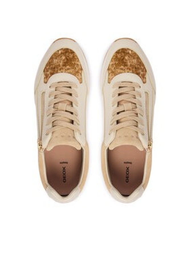 Geox Sneakersy D Desya D6600A 085QS C1122 Złoty