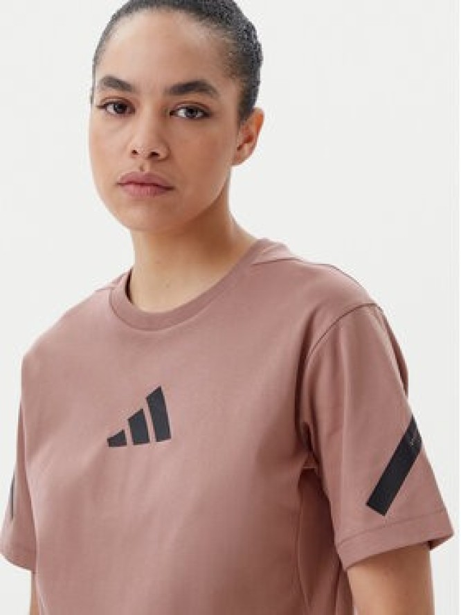 adidas T-Shirt Z.N.E. JC9311 Różowy Regular Fit