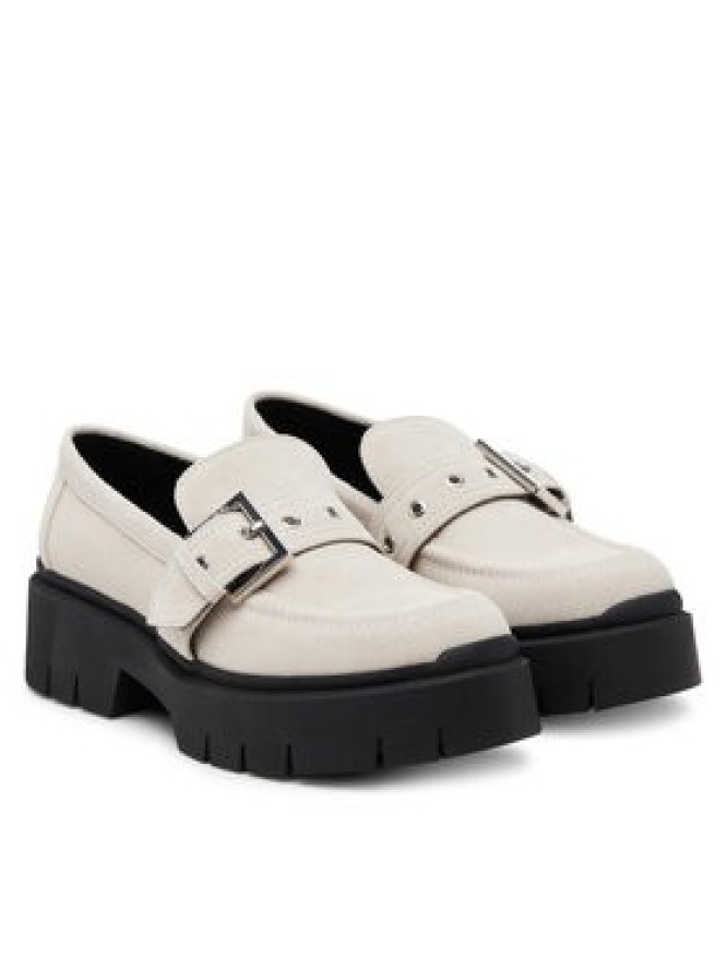 HUGO Loafersy 50541731 Écru