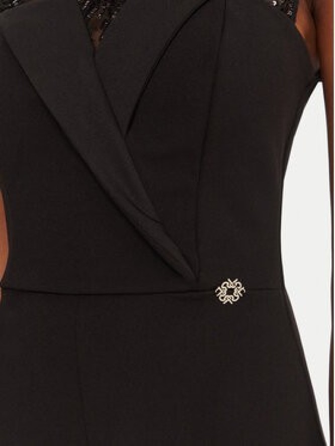 Rinascimento Kombinezon CFC0020084002 Czarny Slim Fit