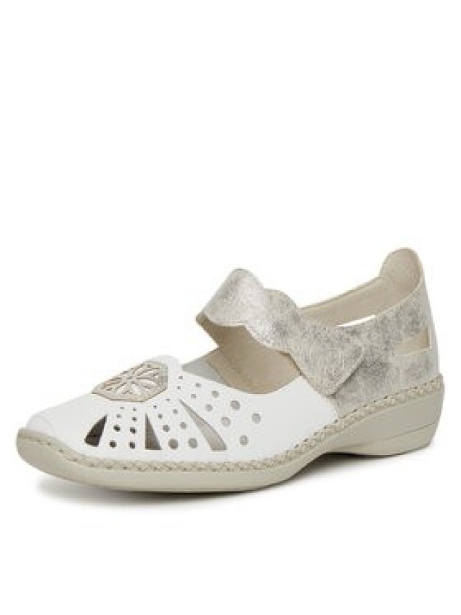 Rieker Półbuty 41368-80 Biały