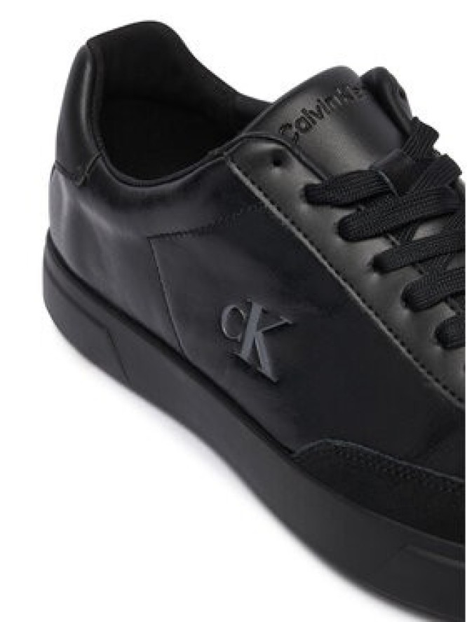 Calvin Klein Sneakersy Low Pro Cups Wingt Text Lth Sue HW0HW03226 Czarny