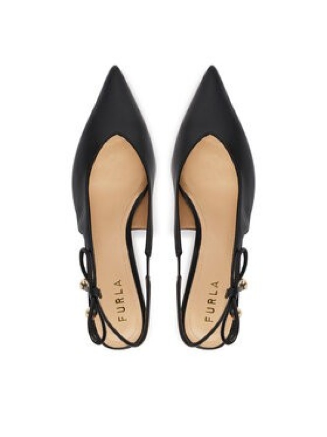 Furla Czółenka Poppy Slingback YM24FPO X30000 CN O6000 Czarny