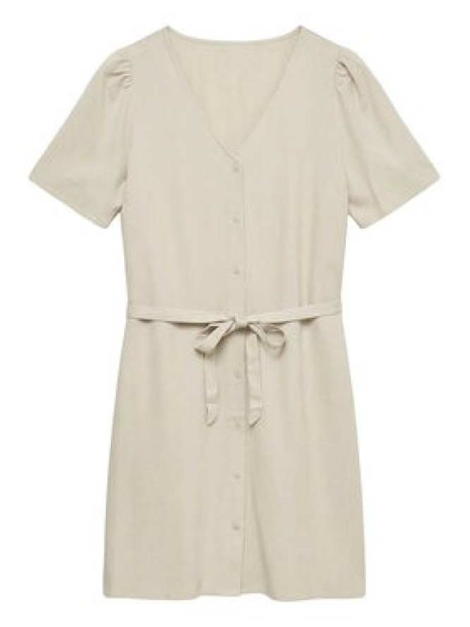 Vero Moda Sukienka letnia Mymilo 10340466 Beżowy Regular Fit