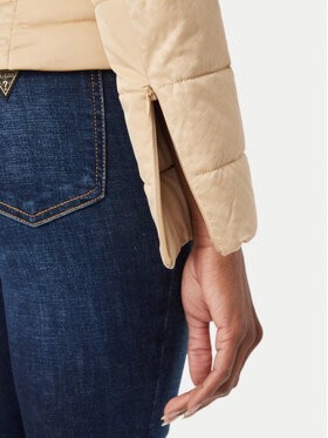 Guess Kurtka przejściowa W6YL16 W2891 Beżowy Slim Fit