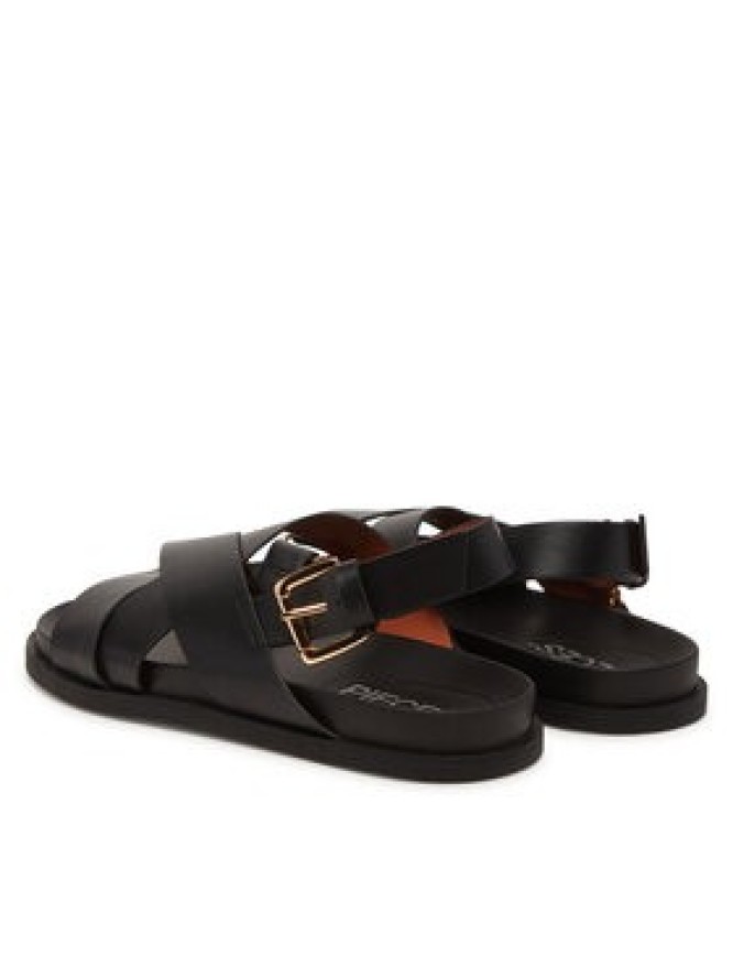 Pieces Sandały 17156844 Czarny