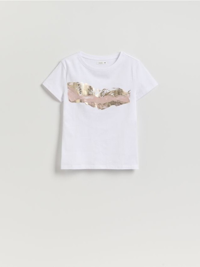 T-shirt z nadrukiem - biały