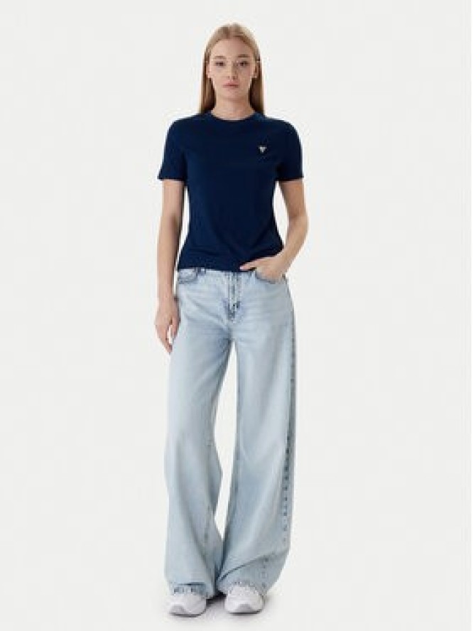 Guess T-Shirt V6RI17 KD741 Granatowy Regular Fit