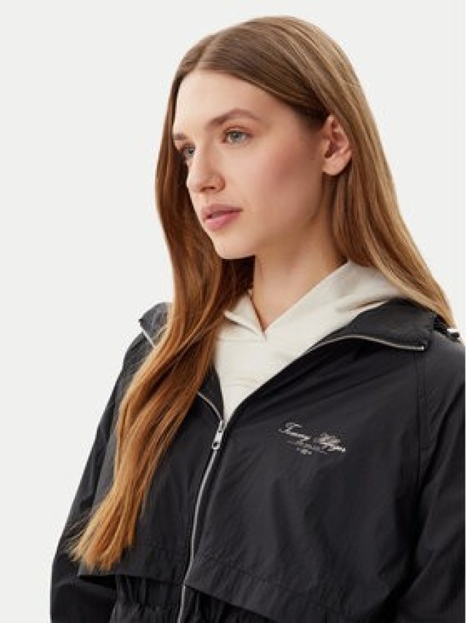 Tommy Hilfiger Wiatrówka WW0WW45413 Czarny Regular Fit