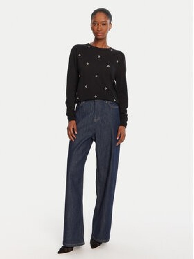 Lola Casademunt by Maite Sweter MF2511012 Czarny Regular Fit