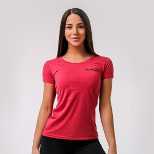Koszulka damska fitness slim Basic Vintage