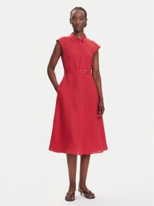 Marella Sukienka koszulowa Rodesia 2515221262 Czerwony Regular Fit