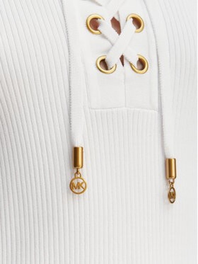 MICHAEL Michael Kors Bluzka MS661FZ5ZV Biały Slim Fit