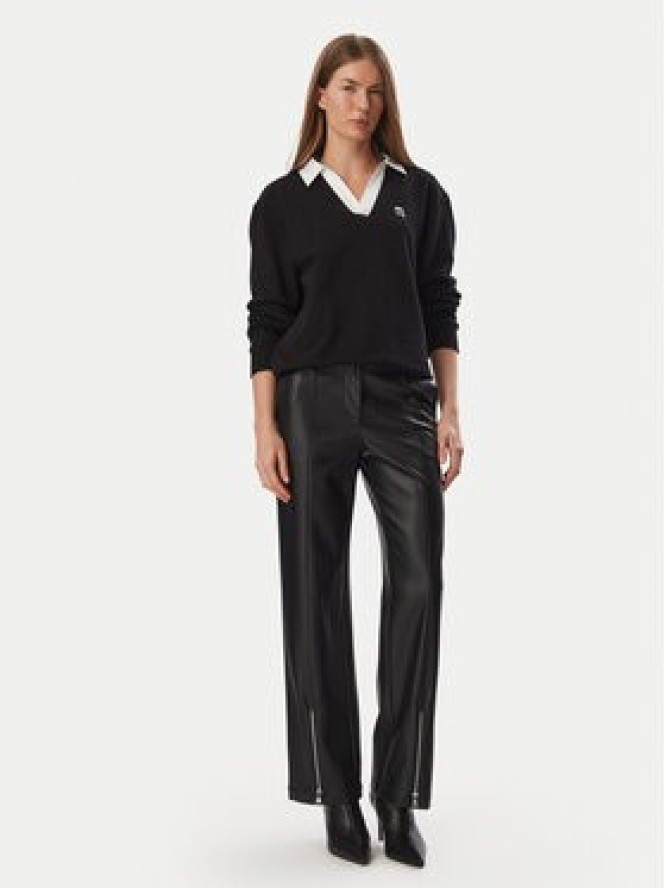 KARL LAGERFELD Bluza B4W20062 Czarny Regular Fit