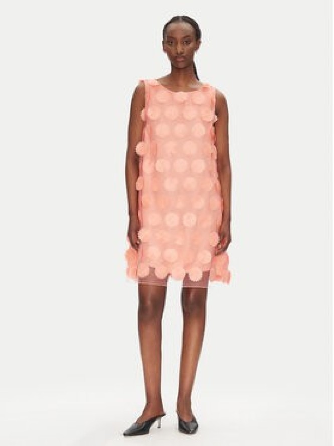 Bruuns Bazaar Sukienka koktajlowa Wega BBW4544 Koralowy Regular Fit