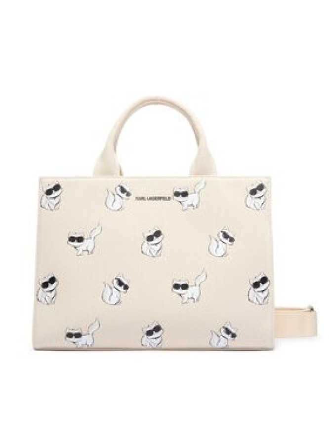 KARL LAGERFELD Torebka B3W50064 Kremowy