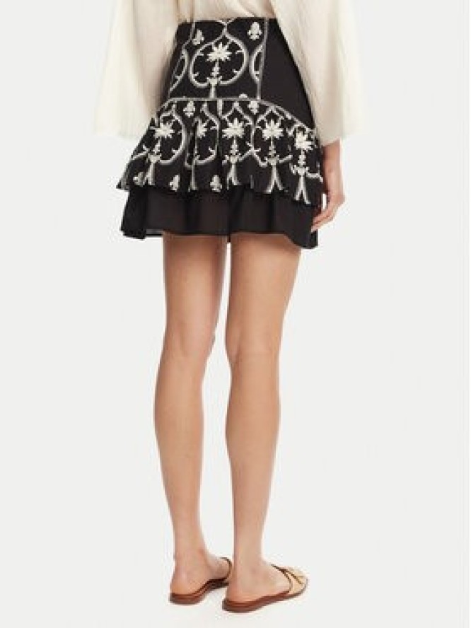 Devotion TWINS Spódnica mini Valiant 025.363G Czarny Regular Fit