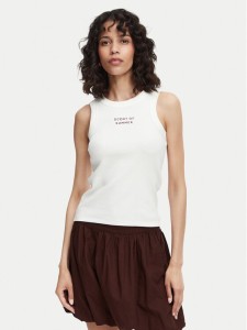 Vero Moda Top Nira 10341982 Biały Slim Fit