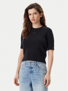 Tommy Jeans Sweter DW0DW20380 Czarny Regular Fit