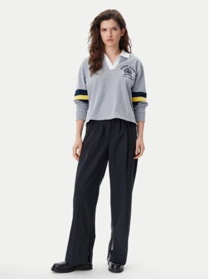 Tommy Jeans Bluza Varsity DW0DW20312 Szary Relaxed Fit