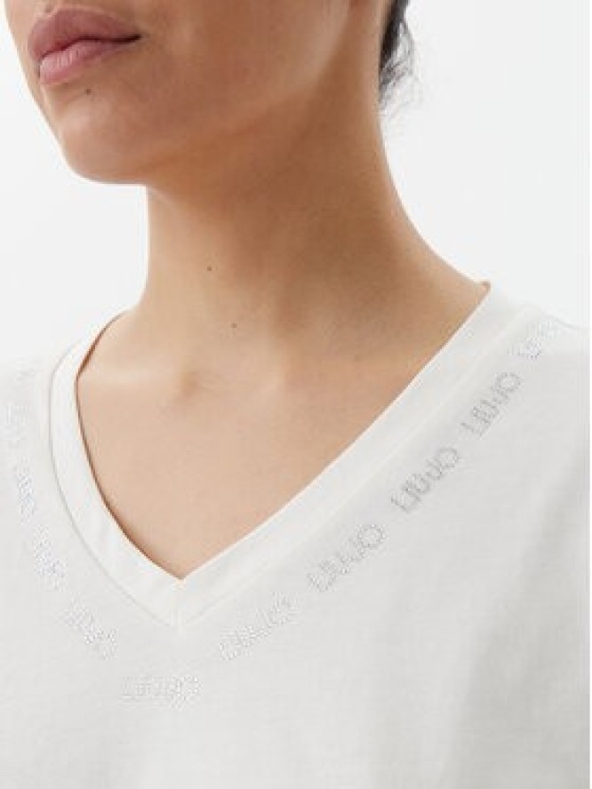 Liu Jo Sport T-Shirt TA5175 JS923 Écru Regular Fit